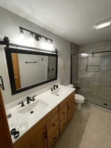 A modern bathroom design