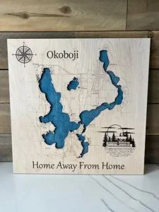 Map of Lake Okoboji